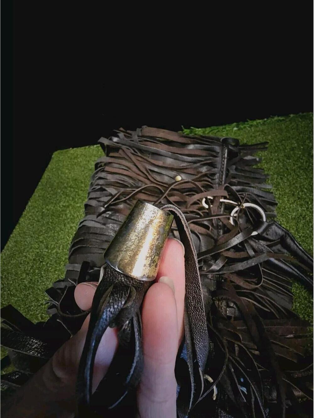 Zara 4 Teir Boho Fringe Leather Purse - Picture 3 of 7